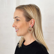 Load image into Gallery viewer, Sweetheart Beaded Earrings
