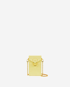 Lola Chain Phone Bag - Yellow