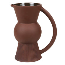 Load image into Gallery viewer, Ceramic Water Jug - Chocolate
