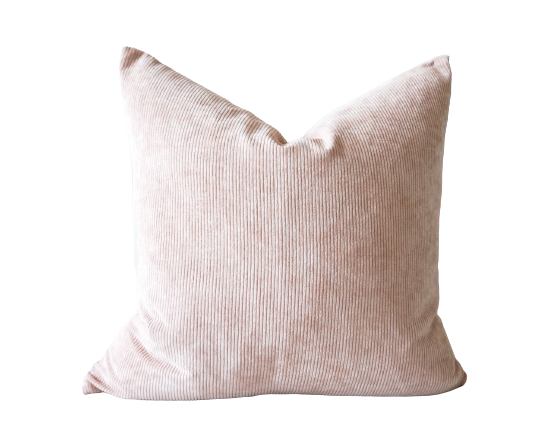 Corduroy Cushions - Dusty Pink