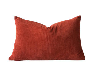 Corduroy Cushions - Rust