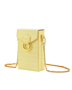 Lola Chain Phone Bag - Yellow