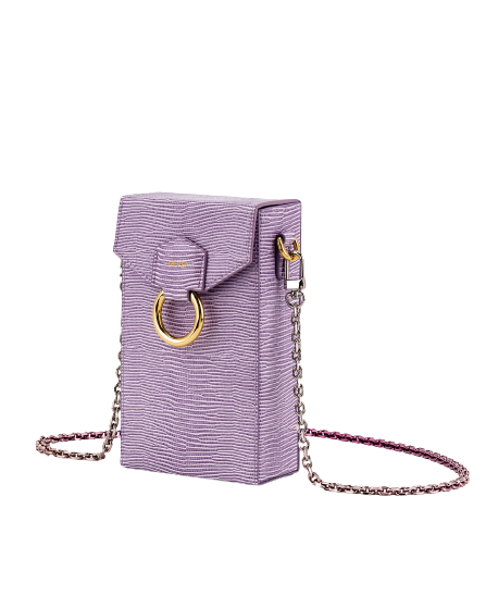 Lola Chain Phone Bag - Purple