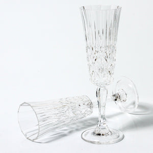 Acrylic Champagne Flutes (4pcs) - Clear