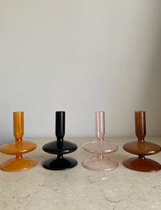 Disc Glass Candle Holder