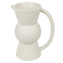 Load image into Gallery viewer, Ceramic Water Jug - Cream
