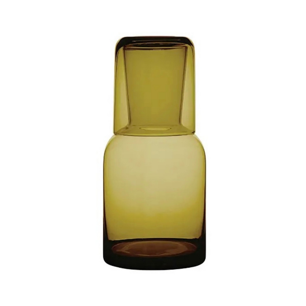 Water Carafe Set - Amber