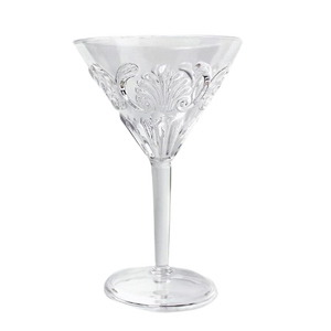 Acrylic Martini Glass (4pcs) - Clear