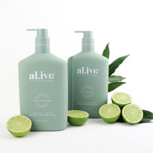 Load image into Gallery viewer, Kaffir Lime + Green Tea Wash &amp; Lotion Duo
